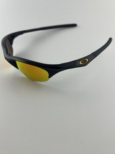 UPC 700285036137 product image for Oakley Half Jacket 1.0 Jet Black Fire Iridium Lens 03-613 Orange Icons Gen 1 NEW | upcitemdb.com