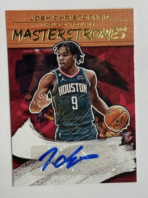 2022-23 Panini Court Kings Masterstrokes Josh Christopher Auto 38/75