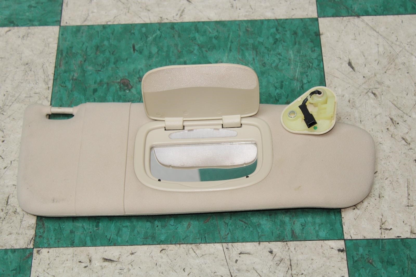 14-17 Ghibli Cream Suede Passenger Right Interior Sunvisor Factory OEM OE WTY