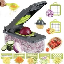   14-in-1 Multi-Function Veggie Slicer & Food...