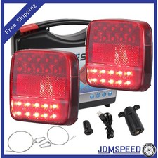 Wireless Magnetic Trailer Lights   Rechargeable LED TailLight Kit For Trailer