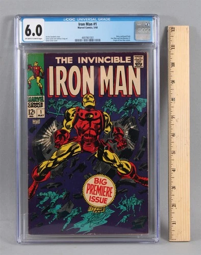 Vintage MARVEL COMICS 1968 Iron Man No. 1 Premiere Issue CGC 6.0 Fine Comic Book