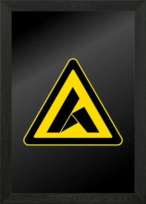 Kryptowährung Schild gerahmt Wandbild Poster Leinwanddruck Bild