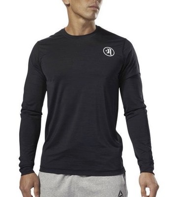 NWOT Reebok CrossFit Froning ACTIVCHILL Long Sleeve Shirt Black Size Medium