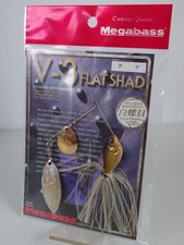 Megabass 3 FLAT SHAD Red P White Mother-of-Pearl Crucian Carp Tandem Willow