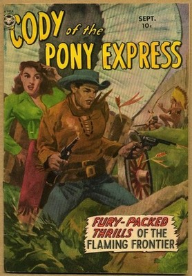 Cody of the Pony Express # 1...VG....4.0 grade..1950 Fox Feature comic book--bx