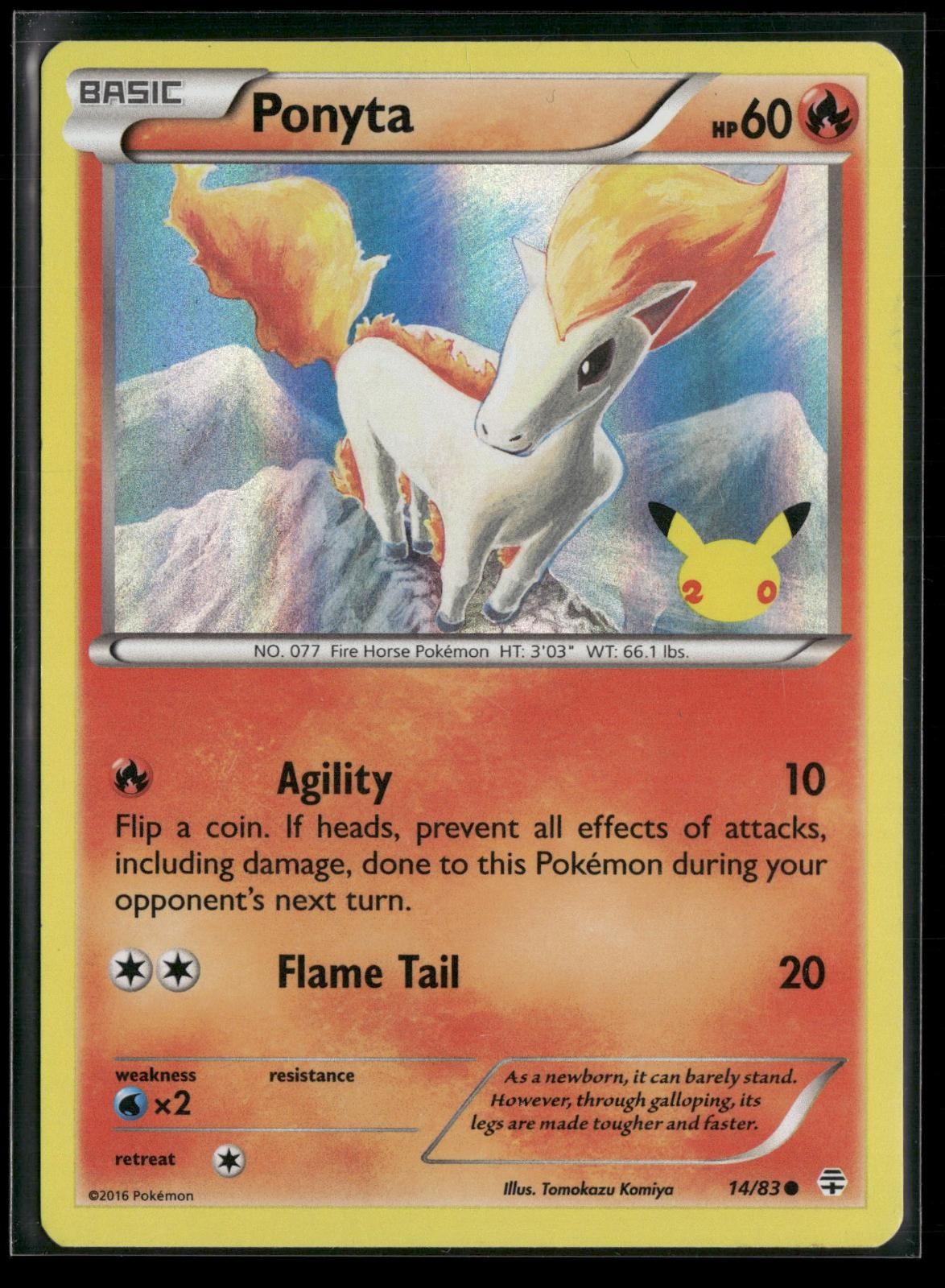 Ponyta (UK Exclusive Promo) 014/083 Holo Misc Cards & Products Pokemon LP