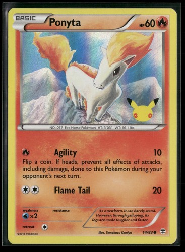 Ponyta (UK Exclusive Promo) 014/083 Holo Misc Cards & Products Pokemon LP
