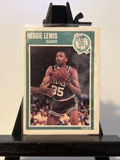 1989 FLEER #10 REGGIE LEWIS RC ROOKIE Boston Celtics