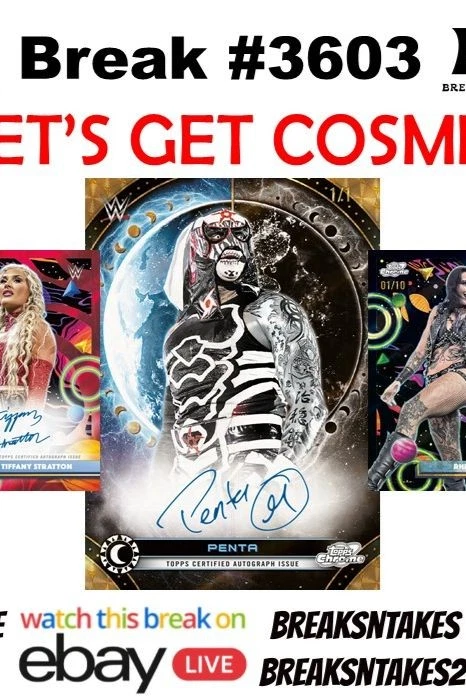 Break #3603: 2026 Topps Cosmic Chrome WWE Hobby 2 CASE (16 BOX) PYW