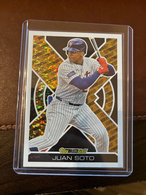 2024 Topps Black Gold Juan Soto New York Mets Insert Card MLB Star