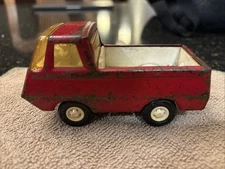 Vintage Metal Tonka Pickup Truck Red Pressed Steel