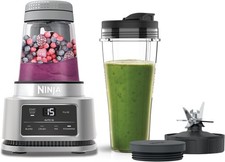 Image of Ninja Foodi Power Nutri Blender 2-in-1, 700ml Cup & 400ml Bowl, Silver CB100UK