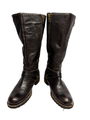 LL Bean Womens Boots Brittish riding boots brown size 6 leather Dlvk6 Id278626