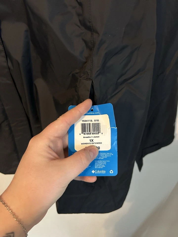 Women’s Columbia Arcadia II Jacket Waterproof Lightweight Size 1X Gorpcore - Image 3 of 4