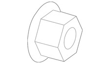 Genuine Honda Trailing Arm Nut 90363-TBA-A00