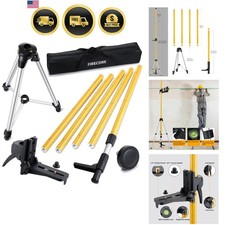 Palo Livella Laser Professionale 12 Ft./3.7M con Treppiede e 1/4 Pollice per 20 Pollici...