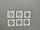 1941-1963 90% Silver Washington Quarters Lot (6)