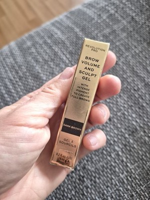 3 x Revolution Augenbrauen PRO Brow Volume GEL Dark Brown