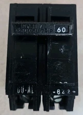 GE General Electric THQL2160 60-Amp 2-Pole 120/240VAC Breaker OT W#