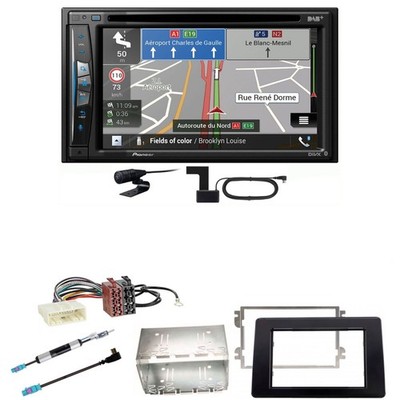 Pioneer AVIC-Z730DAB USB Bluetooth DAB+ Einbauset für Renault Master 3 ab 2019