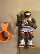 Slam Dunkin Don 1991 White #23 Jersey TMNT Figure Vintage Dunking Action & Hoop