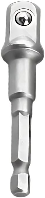 Impact Driver Socket Adaptor, 1/4 Hex to Square Drive Adaptor, Extension Hex Sh