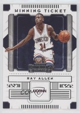 2020-21 Panini Contenders Draft Picks Winning Tickets Ray Allen #40 HOF 0a3