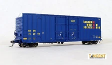 Tangent HO Scale ~ 50′ High Cube Boxcar ~ Golden West Service #742077 ~ 29013-09