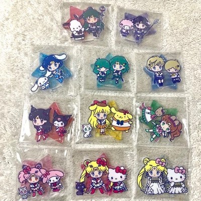 Sailor Moon x Sanrio Acrylic Stand Set 11pcs Acstar Character Display