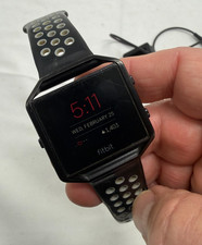Fitbit Blaze Black Activity Tracker Fitness Watch with Band and Charger
