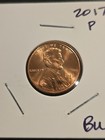 2017 P Gem Bu Lincoln Shield Cent Penny Taken From A Obw Roll — photo 2