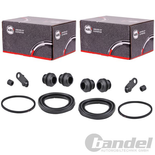 2X A.B.S. Bremssattel RAPARATUR-SATZ Vorne Passend FüR Hyundai I30 IX20 Veloster-image