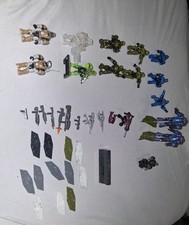 LOTE DE MEGA BLOQUES HALO ERA 343 - 14 figuras - 12 armas - 12 plataformas - Barricada