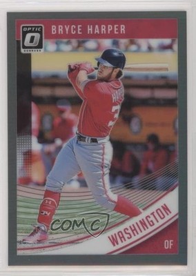 2018 Panini Donruss Optic Black Prizm 9/25 Bryce Harper #157 6i2