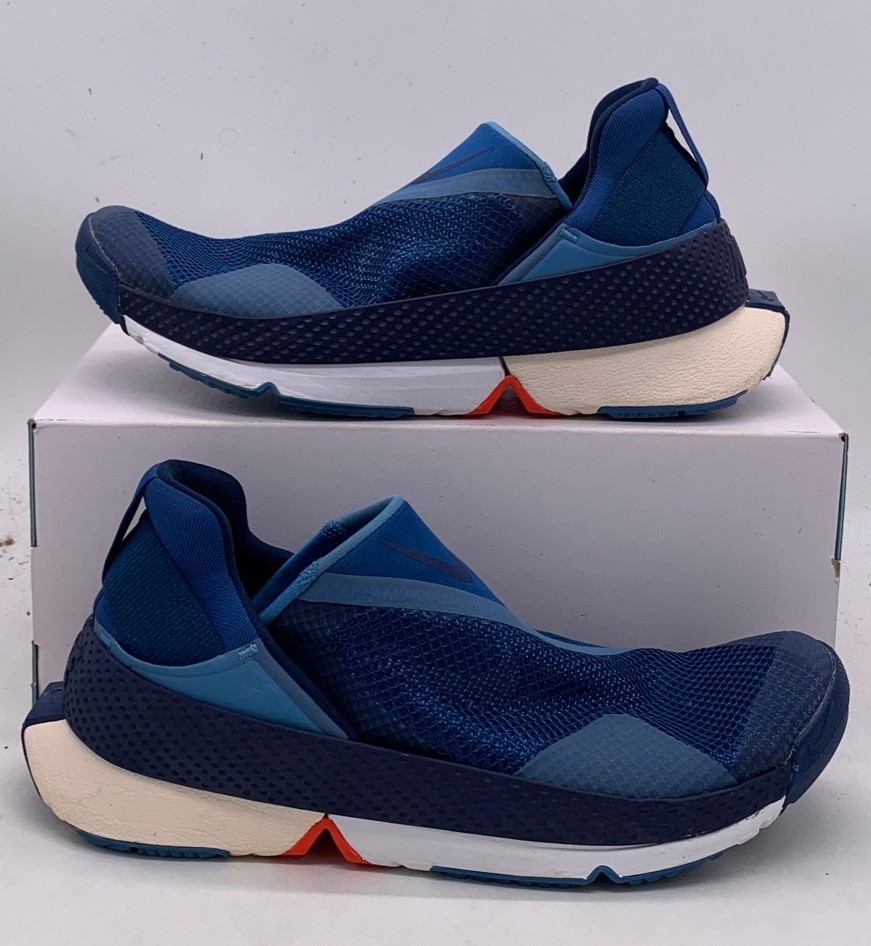 Nike Go FlyEase Court Blue Athletic Shoes Sneakers CW5883 
