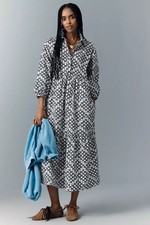 Anthropologie - The Bettina Tiered Shirt Dress by Maeve - On Sale
