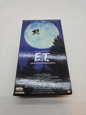 E.T. the Extra-Terrestrial VHS 1988 MCA w/ Green Gate Acceptable/Worn Condition