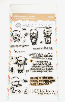 Mama Elephant-In My Heart- Clearly Creative Stamp Set