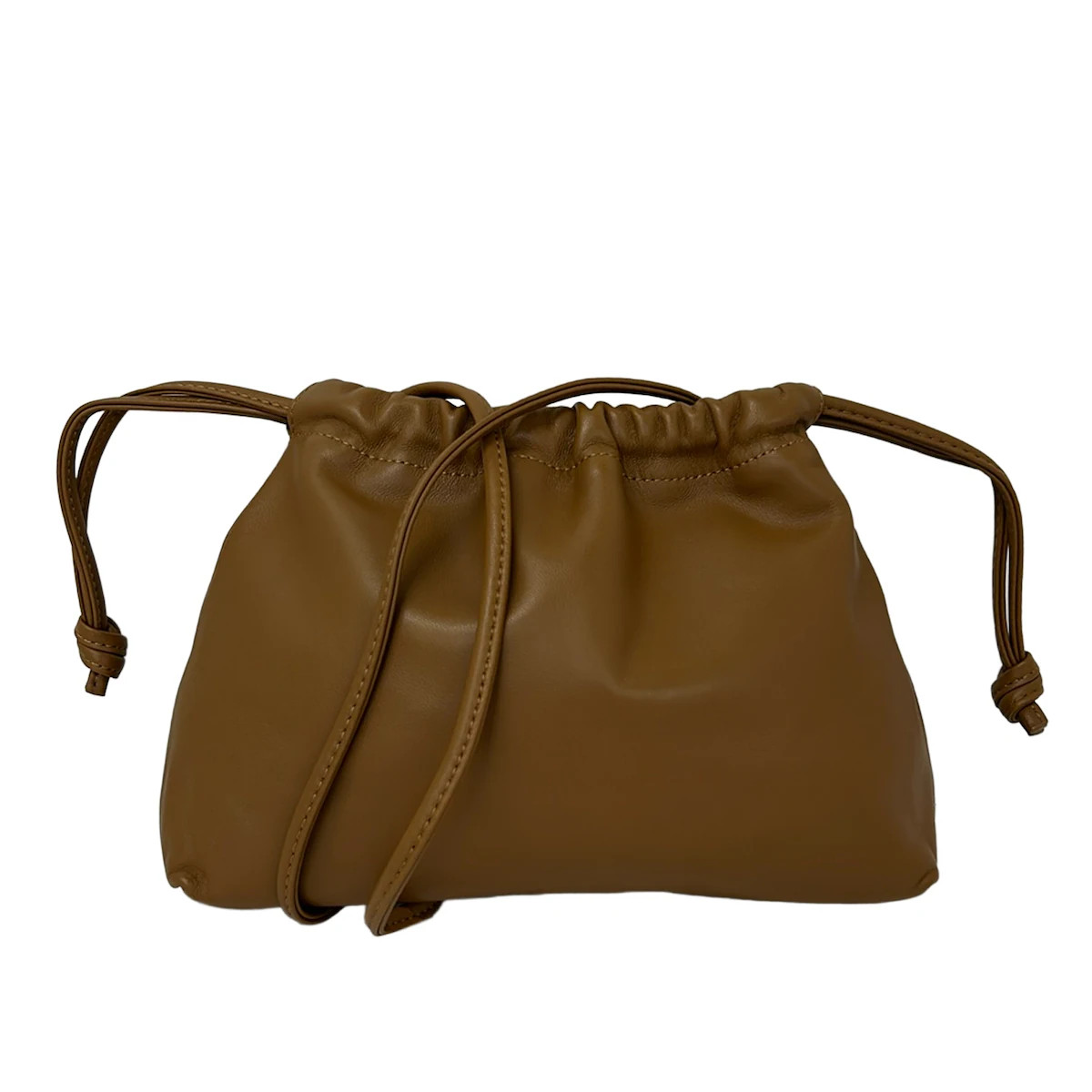 CELERI Brown Leather Shoulder Bag