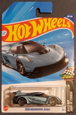 Hot Wheels Koenigsegg Jesko Race Day 5/10 Int'l Card