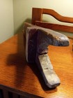 RANCH HOUSE ANTIQUE COWBOY BOOT JACK CARVED WOOD 16" HAND MADE U.S.A. — photo 8