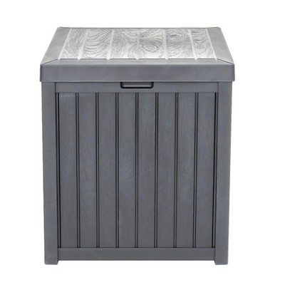 51gal 195L Outdoor Garden Plastic Storage Deck Box Chest Tools