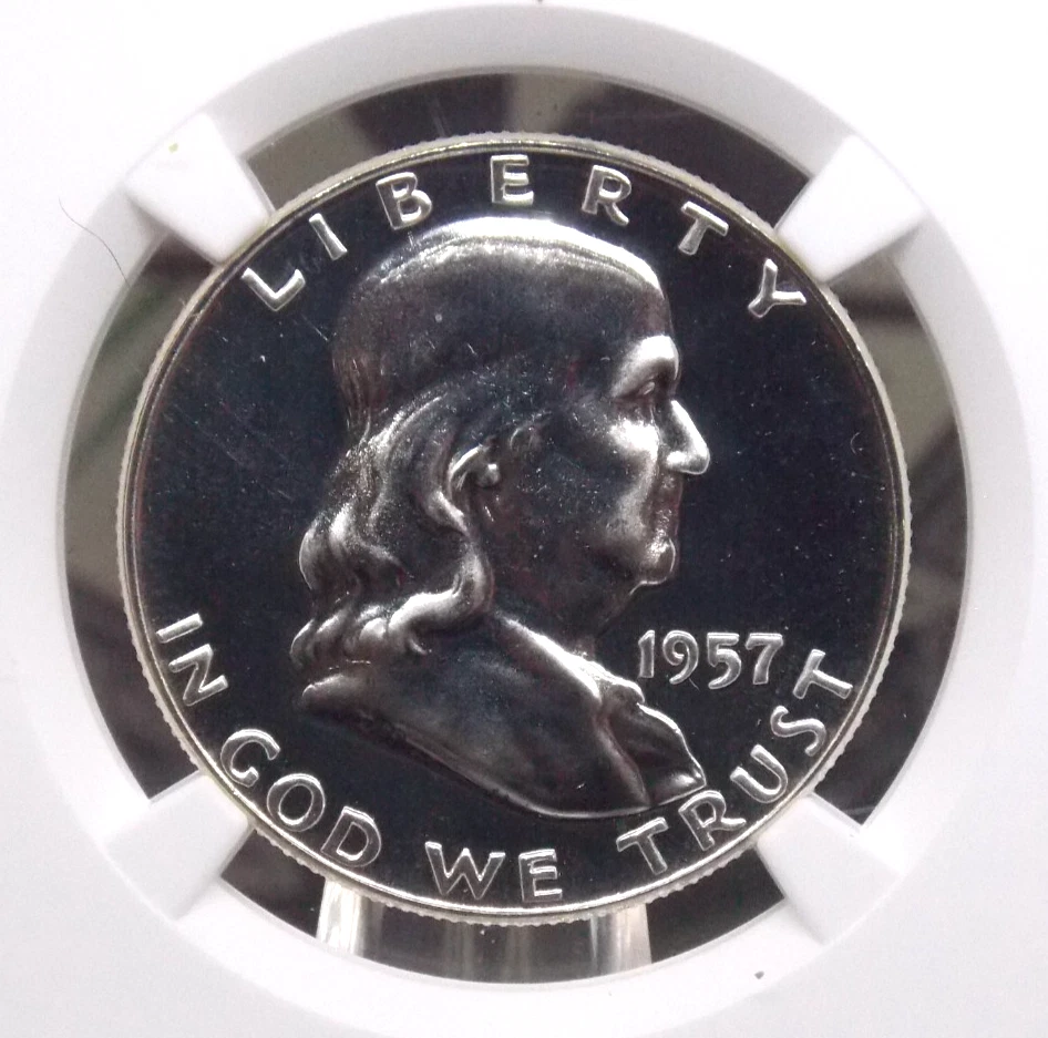 アメリカ 1957 フランクリン プルーフ ハーフダラー 銀貨 NGC PR66 Uncirculated 1957 Franklin Half Dollars (1948-1963) for sale | eBay