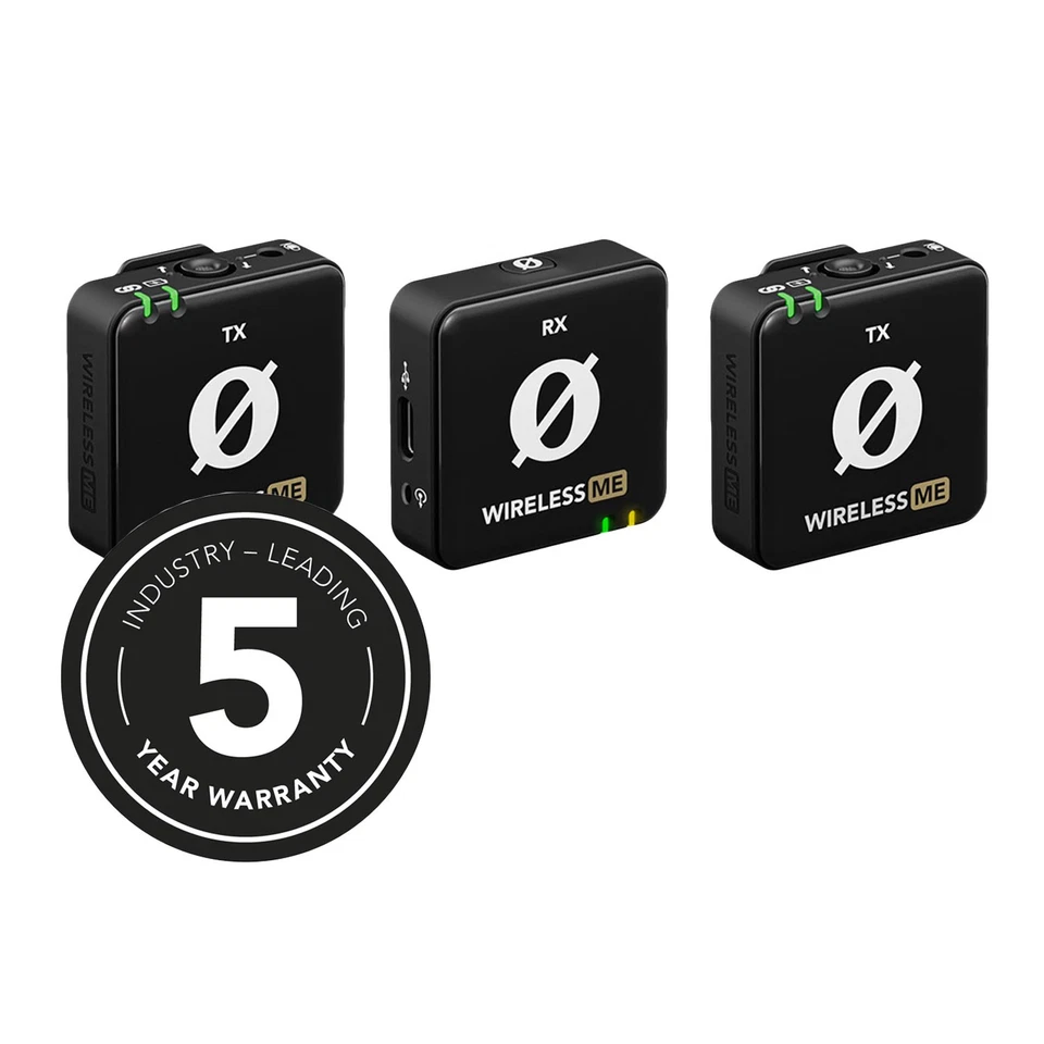 Rode Wireless ME Dual Mikrofon System mit 2x Lavalier GO WH und 2x Windschutz WH - Bild 3 von 4