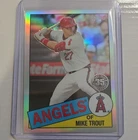Topps 2020 Chrome Prism Refractor Mike Trout #1 Angels Baseball Card