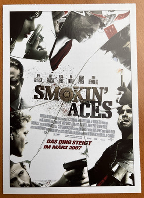Smokin' Aces - Filmkarte Filmplakatkarte Cinema - Ryan Reynolds Ray Liotta