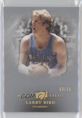2013 Upper Deck All-Time Greats Spectrum Gold 3/10 Larry Bird #51 HOF 0c3