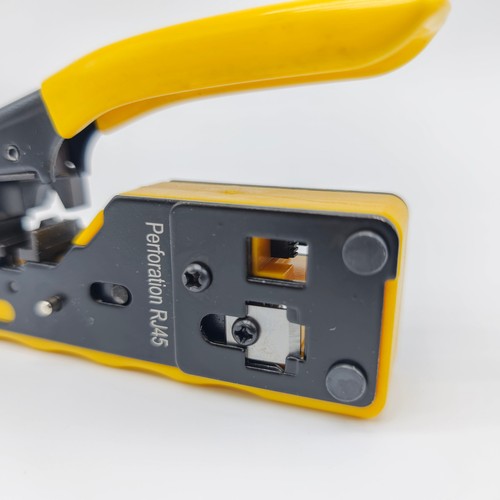 RJ45 Crimping Tool Kit, Ethernet Pass through Crimper, Network Cat5e Cat5 Cat6 - Picture 11 of 34