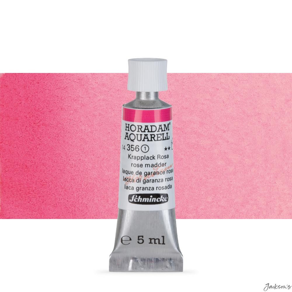 Schmincke Horadam Watercolour Paint Tube 5ml Rose Madder For Artists